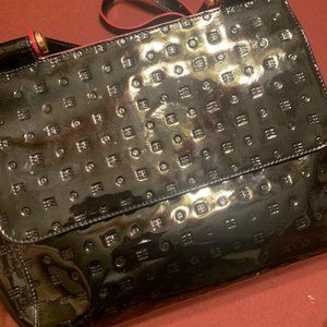 Arcadia made in italy black satchel